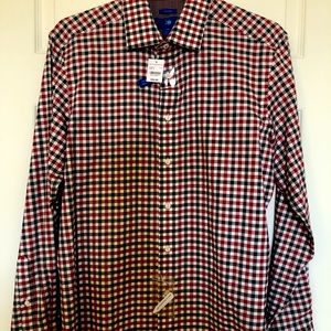 Egara Checker Long Sleeve Button Down Shirt